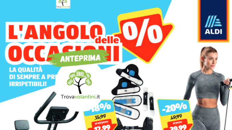 offerte speciali fitness ALDI dal 25 settembre al 1 ottobre