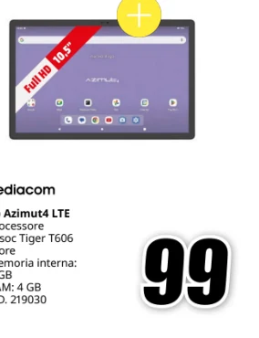 Tablet Mediacom Azimut 4 LTE