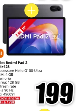 Tablet Xiaomi Redmi Pad 2 4G 4+128 GB