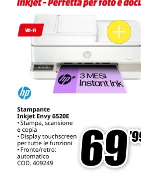 Stampante inkjet HP Envy 6520e