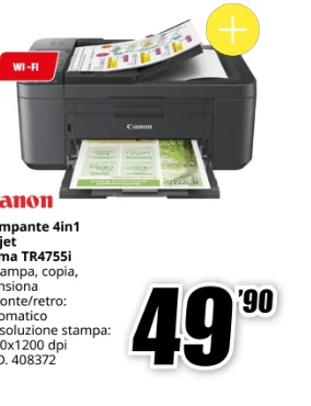 Stampante multifunzione Canon Pixma TR4755i