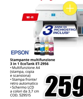 Stampante multifunzione Epson EcoTank ET-2956