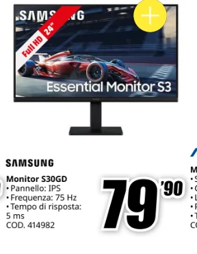 Monitor Samsung S30GD 24 pollici