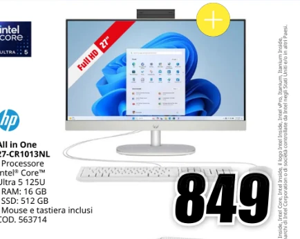 All in One HP 27-CR1013NL