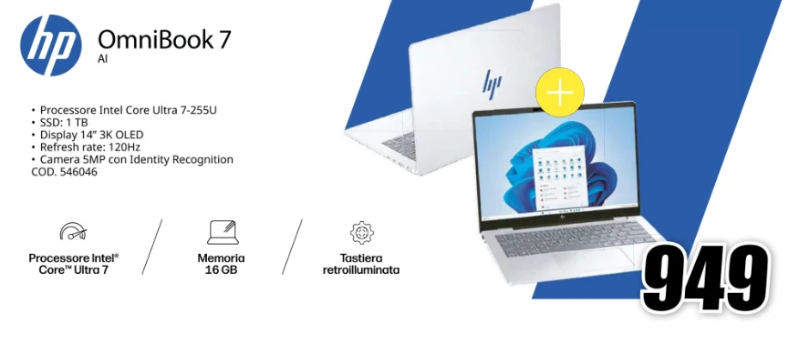 Notebook HP OmniBook 7 AI