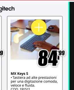Tastiera Logitech MX Keys S