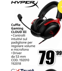 Cuffie gaming HyperX Cloud III
