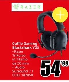 Cuffie gaming Razer BlackShark V2 X