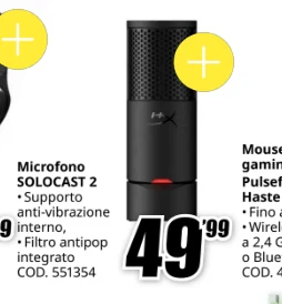 Microfono HyperX SoloCast 2