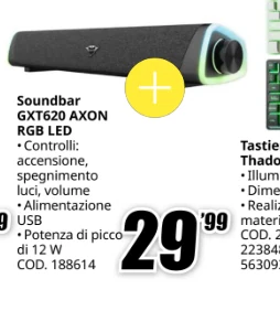 Soundbar Trust GXT620 Axon RGB LED