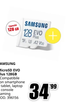 MicroSD Samsung EVO Plus 128 GB