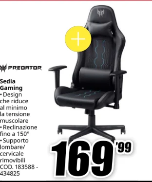 Sedia gaming Acer Predator
