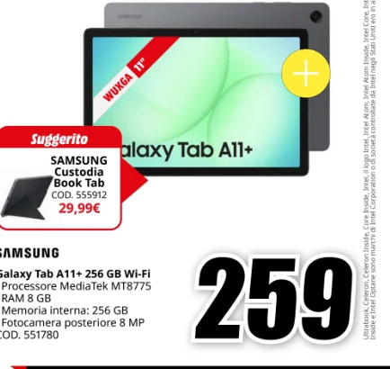Tablet Samsung Galaxy Tab A11 Plus WiFi 256 GB