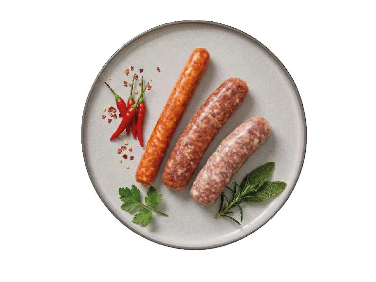 Tris di salsicce di suino