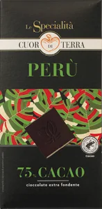 TAVOLETTA DI CIOCCOLATO PERU’ LE SPECIALITÀ CUOR DI TERRA