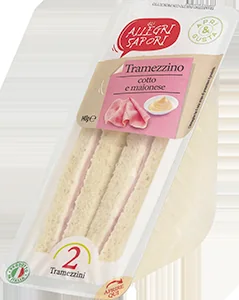 TRAMEZZINO COTTO E MAIONESE GLI ALLEGRI SAPORI