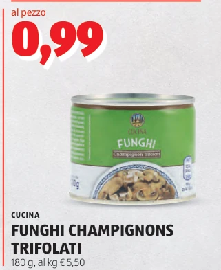 FUNGHI CHAMPIGNONS TRIFOLATI