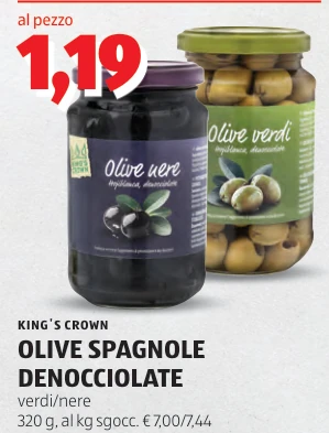 OLIVE SPAGNOLE DENOCCIOLATE
