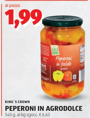 PEPERONI IN AGRODOLCE