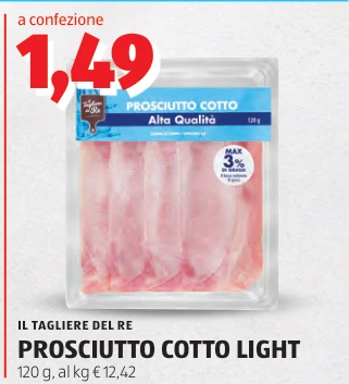 PROSCIUTTO COTTO LIGHT