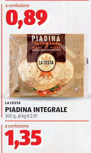 PIADINA INTEGRALE