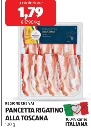 PANCETTA RIGATINO ALLA TOSCANA