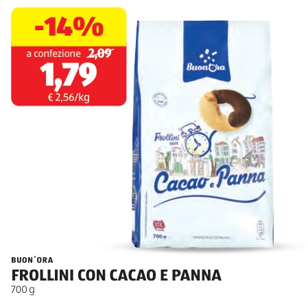 FROLLINI CON CACAO E PANNA