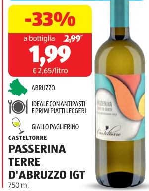PASSERINA TERRE D'ABRUZZO IGT