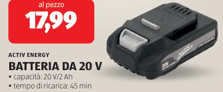 BATTERIA DA 20 V