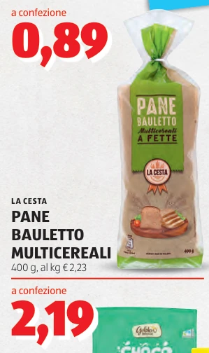 PANE BAULETTO MULTICEREALI