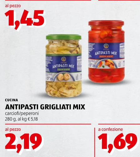 ANTIPASTI GRIGLIATI MIX