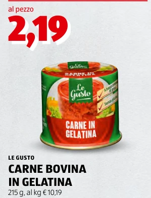 CARNE BOVINA IN GELATINA