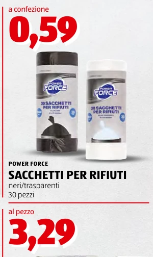 SACCHETTI PER RIFIUTI