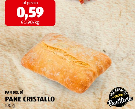 PANE CRISTALLO