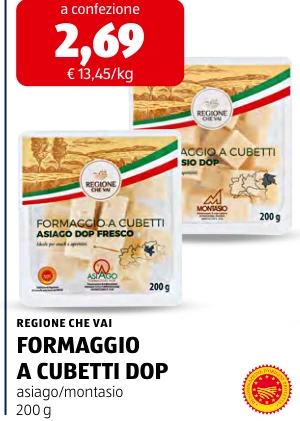 FORMAGGIO A CUBETTI DOP