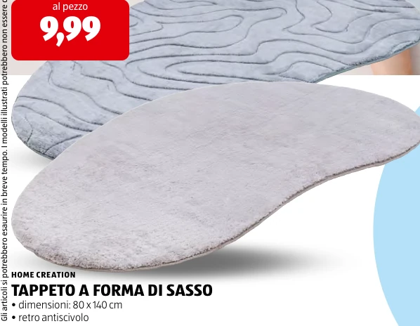 TAPPETO A FORMA DI SASSO