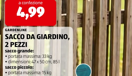 SACCO DA GIARDINO