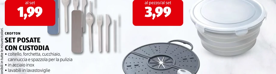 SET POSATE CON CUSTODIA
