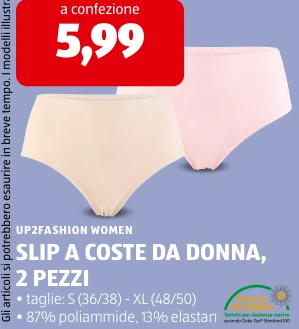 SLIP A COSTE DA DONNA