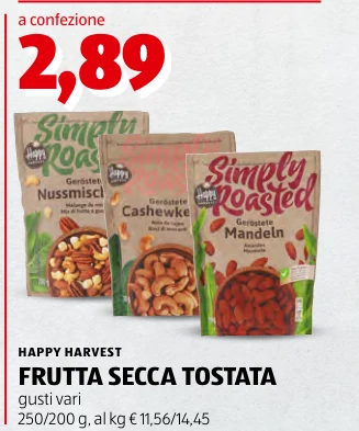 FRUTTA SECCA TOSTATA