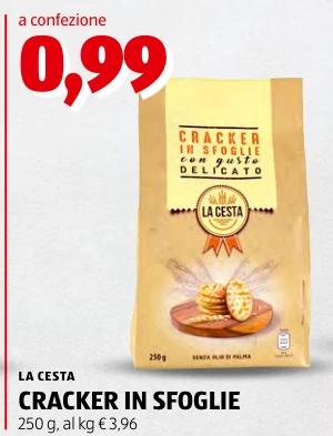 CRACKER IN SFOGLIE