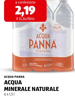 ACQUA MINERALE NATURALE