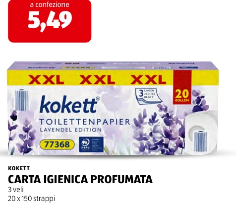 CARTA IGIENICA PROFUMATA