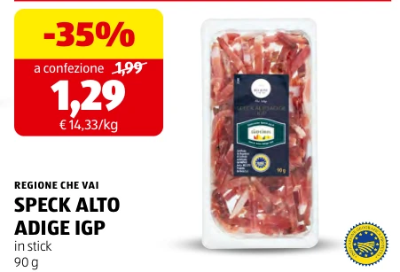 SPECK ALTO ADIGE IGP