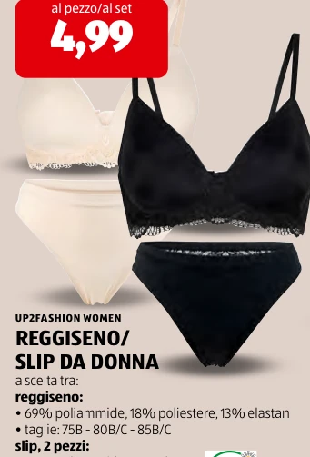 REGGISENO/ SLIP DA DONNA