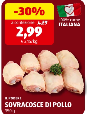 SOVRACOSCE DI POLLO - Il Podere