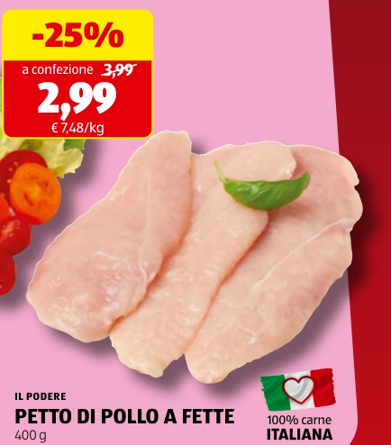 PETTO DI POLLO A FETTE - Il Podere