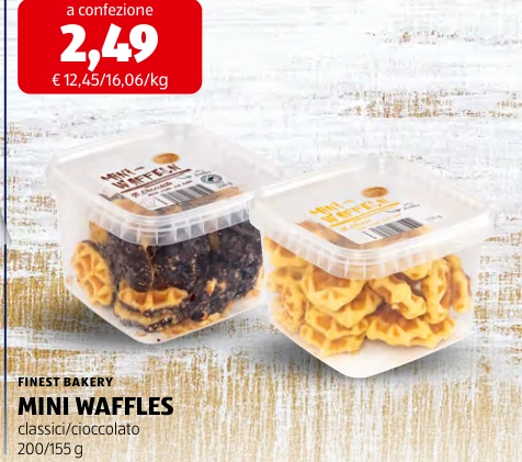 MINI WAFFLES - Finest Bakery