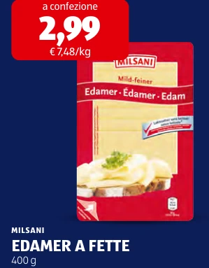 EDAMER A FETTE - Milsani