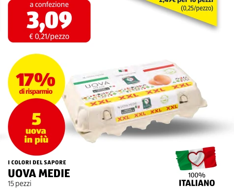 UOVA MEDIE - I Colori Del Sapore